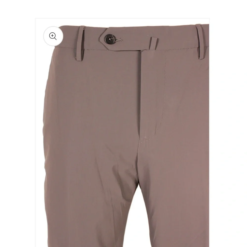 PT01 Kinetic Active Lux Trouser Pants in Tan Men’s Size 32 zip pockets
